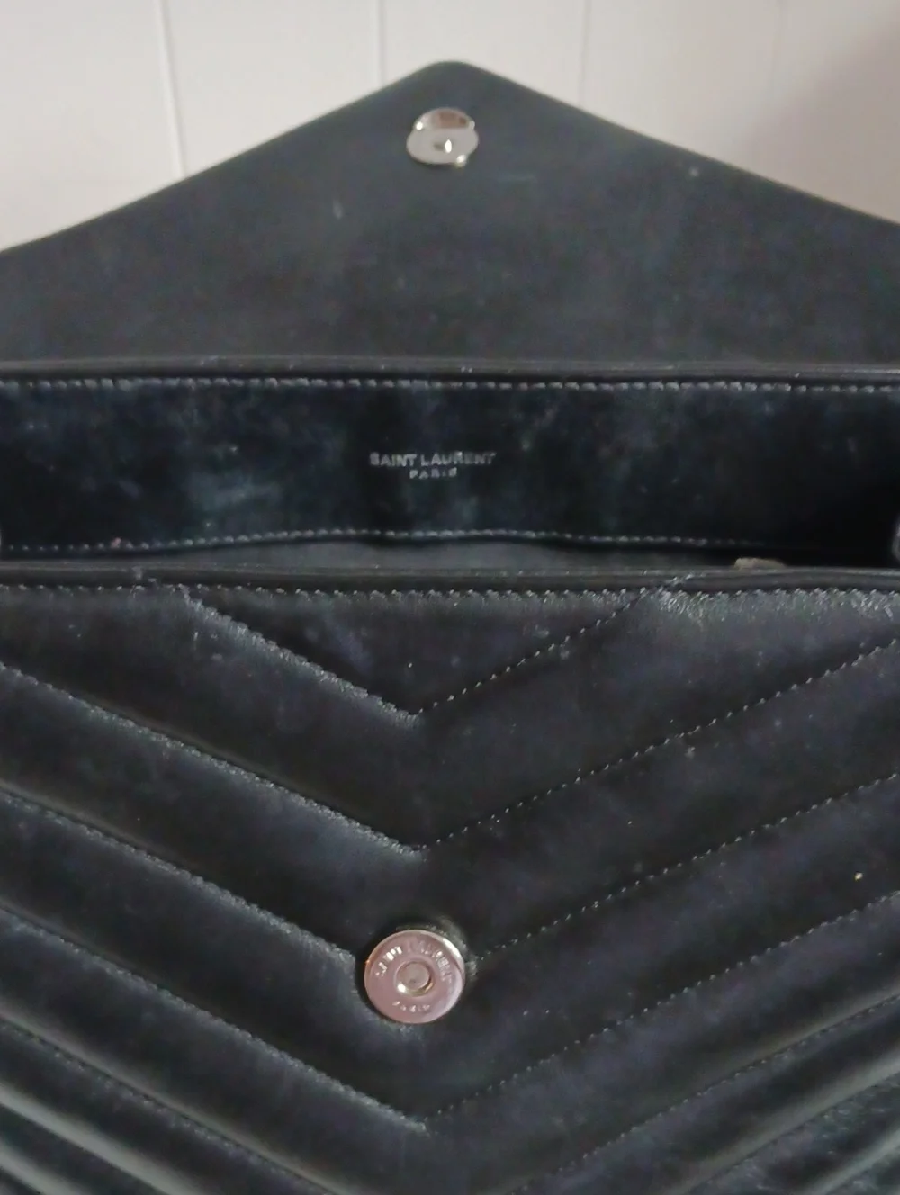 YVES ST LAURENT LOULOU TOP HANDLE BAG MATELASSE
